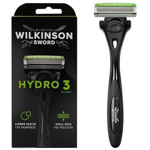 Wilkinson Sword - Hydro 3 Black Edition - Scheermes - Met 5 Opzetstukken