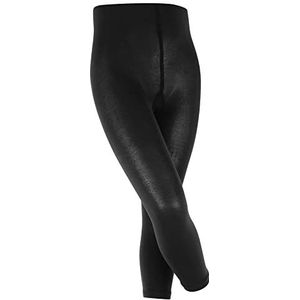 FALKE Uniseks-kind Legging Cotton Touch K LE Ondoorzichtig Dun eenkleurig 1 Stuk, Zwart (Black 3000) nieuw - milieuvriendelijk, 80-92