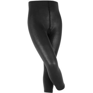 FALKE Uniseks-kind Legging Cotton Touch K LE Katoen Eenkleurig 1 Paar, Zwart (Black 3000) nieuw - milieuvriendelijk, 110-116