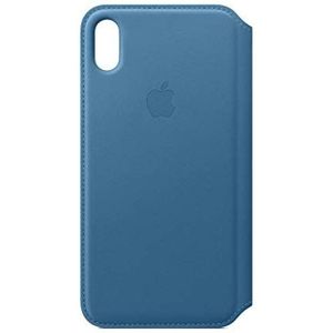 Apple Leren Folio-hoesje (voor iPhone XS Max) - Cape Cod-blauw