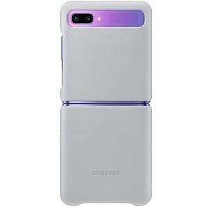Samsung Lederen Cover (EF-VF700) voor Galaxy Z Flip, Zilver