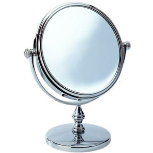 Wenko 3656180100 cosmetische spiegel Romantic - 3-voudige vergroting, ø 12,5 cm, chroom
