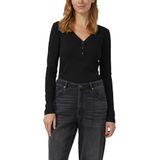 Shirt met lange mouwen en Henley-hals, 9999, 34