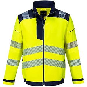 Portwest PW3 Hi-Vis Werkjack Size: XL, Colour: Geel/marine, T500YNRXL