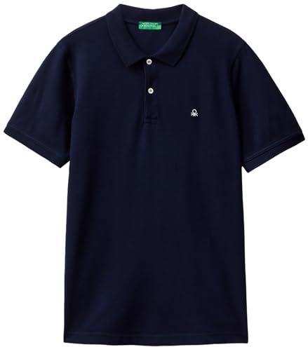 United Colors of Benetton Poloshirt voor heren, Blauw, XL