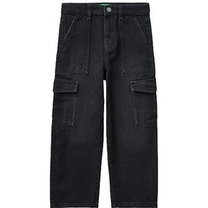 United Colors of Benetton Jeans voor meisjes en meisjes, Black Denim 700, 150