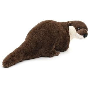 Uni-Toys - Eco-Line - Otter, staand - 100% gerecycled materiaal - 42 cm (lengte) - pluche Otter - pluche knuffeldier