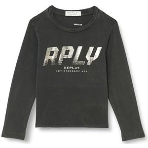 Replay T-shirt voor jongens, 098 Black, 4 Jaar