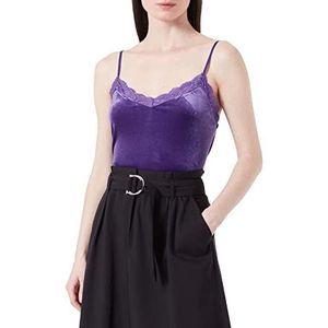 ICHI Dames IHLAVANNY to Carrier Shirt/Cami Shirt, 193750/Violet Indigo, L