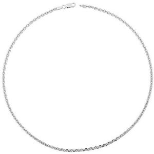 Orphelia Jewelry ZK-2620 Halsketting zonder hanger, uniseks, 925 sterling zilver, 45 cm, Sterling zilver, Geen edelsteen