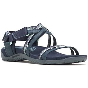 Merrell Terran 3 Cush Lattice sandaal voor dames, Donkerblauw, 43 EU