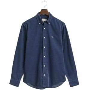 GANT - Chemise En Velours Côtelé - Evening Blue - Standard