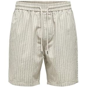 ONSTEL Stripe 0148 Shorts, moonstruck, XXL