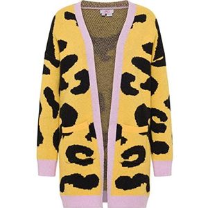 LIBBI Dames Cardigan 12425315-LI01, geel, XL/XXL, geel, XL/XXL