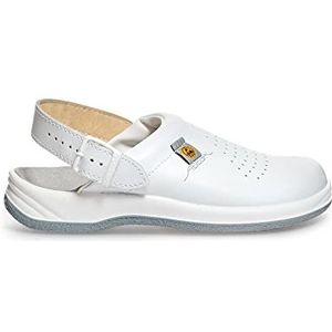 ABEBA 35600 ARROW ESD verstopping, OB, A, FO, SRA, wit, maat 47