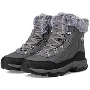 Skechers - TREGO-STORMIE - Winterlaarzen - Grijs - Met Vetersluiting - Skechers Memory Foam