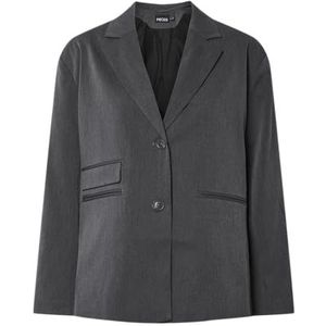 PIECES Pcjinkx oversized blazer, asphalt, XL
