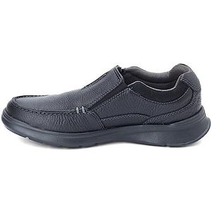 Clarks Cotrell Free' slippers voor heren, Black Oily Leather, 44 EU