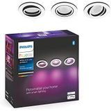 Philips Hue Centura inbouwspot White & Color rond Wit 3-pack