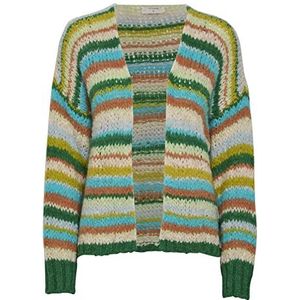 Cream CRVillis Knit Sweater, Green Stripe, S/M voor dames, Groene Streep, S/M