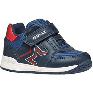 Geox Babyjongens B Rishon Boy A Sneakers, blauw (b), 18 EU