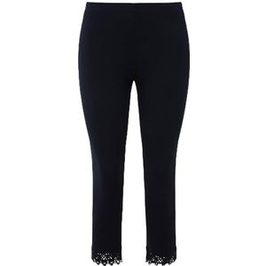 Ulla Popken Damesbroek, marineblauw, 50W x 32L