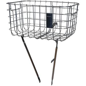 Fietsmand Basil Robin 27 liter 47 x 31 x 25 cm - zilver