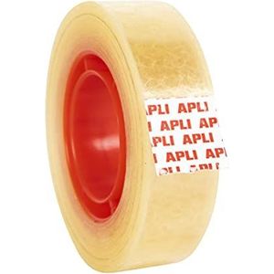 APLI 11329 Helder plakband 15 mm x 33 m,Wit