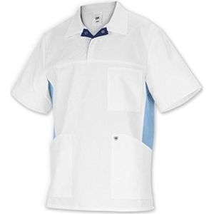 BP 1666 485 unisex opbergzak van duurzaam gemengd weefsel wit/blauw, maat 3XLn