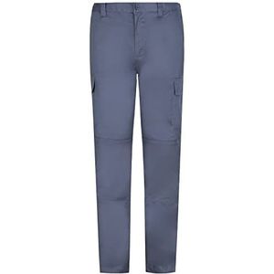 MISEMIYA Werkbroek voor heren met meerdere zakken, uniform, industrie, mechanica, loodgieter, badjas, Ref.9100, Grijs, 40