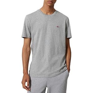 NAPAPIJRI Salis T-shirt voor heren, grijs (medium grey melange), L