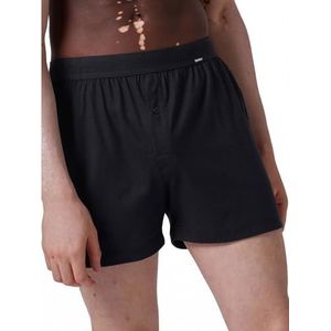 Skiny Heren Boxer Shorts Cotton Retro Boxershorts, zwart, XL