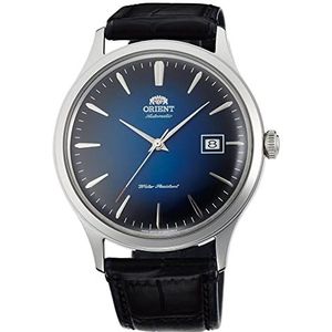 Orient Unisex volwassenen analoog automatisch horloge met leren armband FAC08004D0, zilver, armband