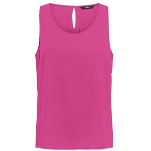 ONLY Dames Onlnova Life S/L Solid Ptm Top, raspberry rose, 34
