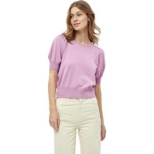 Minus Liva Knit T-shirt voor dames, Lupine paars, XS, Lupine Paars, XS
