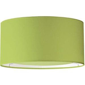 Hanglamp Romeo cilinder Ø 40 x 20 cm, lichtgroen