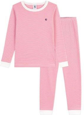 Petit Bateau - Pyjama set - Pioenroos/Marshmallow - 2-delig - Pyjama