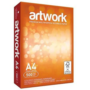 Artwork Value Multipurpose Copier Papier Ream-Wrapped 75gsm A4 Wit - 2500 Vellen