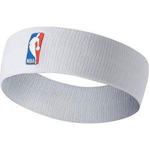 Nike NBA On-Court hoofdband (wit)