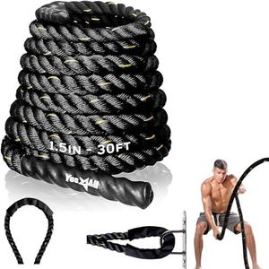 Yes4All Unisex Yes4All Unisex WE3N Battle Poly Dacron Workout 1 5"" 30ft Lengte Oefening Touw 5"" 30ft, A. 1.5"" - 30ft, A. m UK