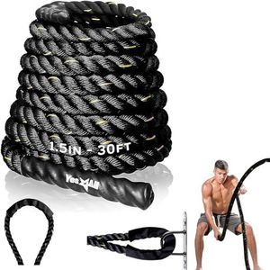 Yes4All Unisex Yes4All Unisex s WE3N Battle Poly Dacron Workout 1 5 ""30ft Lengte Oefening Touw 5 ""30ft, A. 1.5"" - 30ft, A. m UK