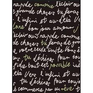 Onlnova Life VIS S/S TOP AOP, Zwart/Aop: 595 Lé Téxt, 40