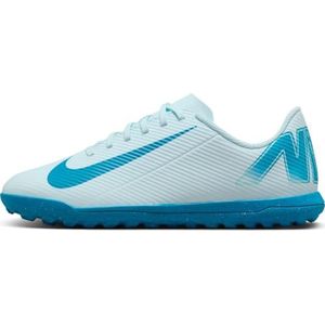 Nike JR Vapor 16 Club TF (FQ8287-400, Glacier Blauw/Zwart), Glacier Blauw/Zwart, 6 Big Kid