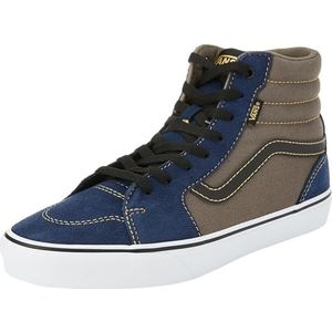 Vans Filmore Hi Sneaker voor heren, Outdoor Jurk Blauw Wit, 40 EU