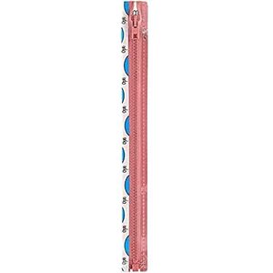 Opti P60-55-00776 ritssluiting, 100% polyester, 00776 roze, 55 cm