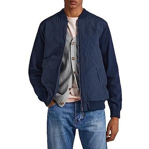 Pepe Jeans Heren Snell Crew Cardigan Sweater, Blauw (Dulwich), XL