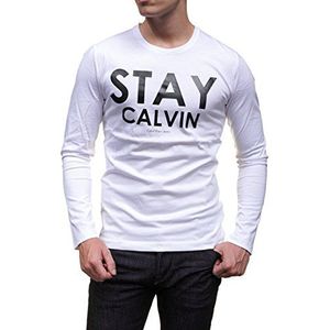 Calvin Klein Jeans Heren T-Shirt Tonco Unisex Cn Tee L/S