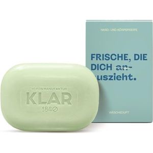 Klar Seifen 11944 Douchezeep wasgeurzeep (afmetingen 8,5 x 5,8 x 3,2 cm, gewicht 135 g, fris, bloemig)