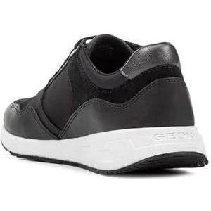 Geox D BULMYA B Sneakers voor dames, zwart, 39 EU, zwart, 39 EU