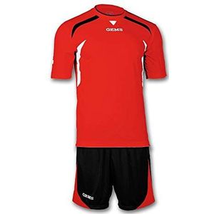 GEMS AF01-1210 Chicago gymnastiekpak rood/zwart XXXS